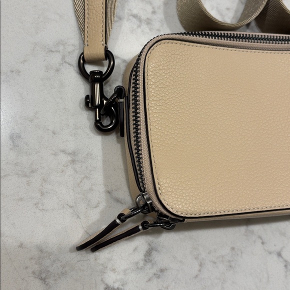 COACH Ivory Cream Charter Slim Crossbody Bag Purse - Picture 5 of 11